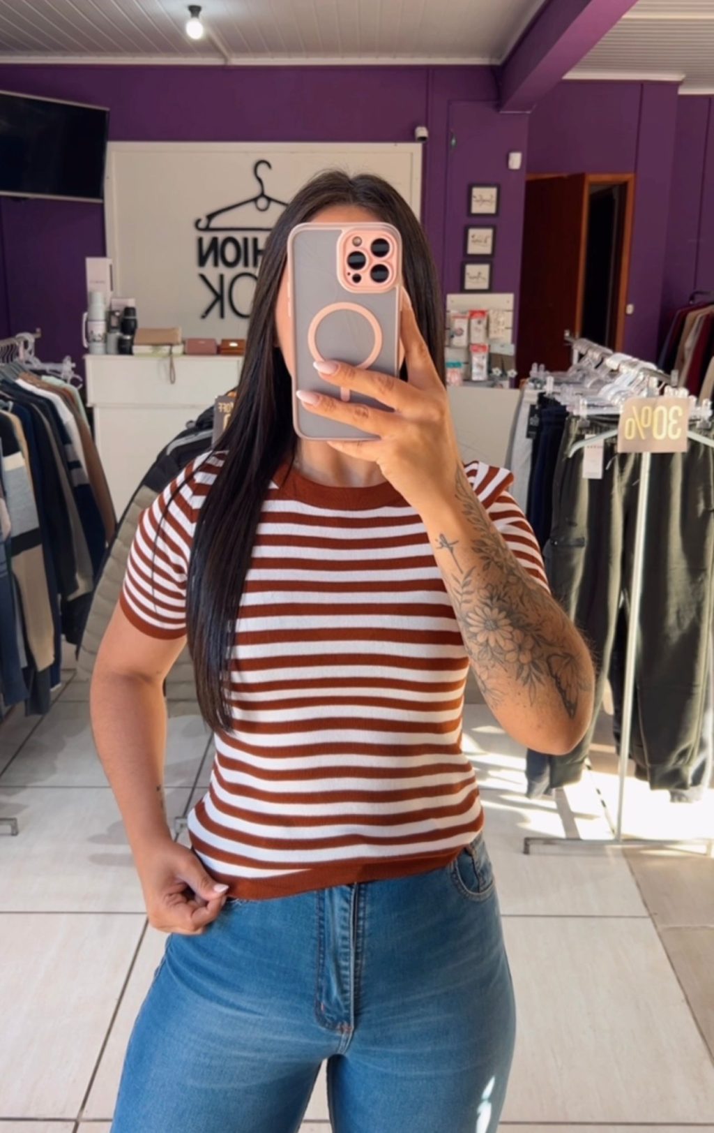 Blusa a rayas - Imagen 3