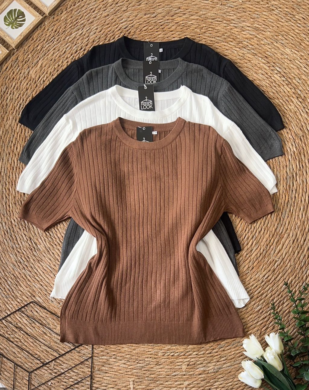 Blusa en modal talle plus size