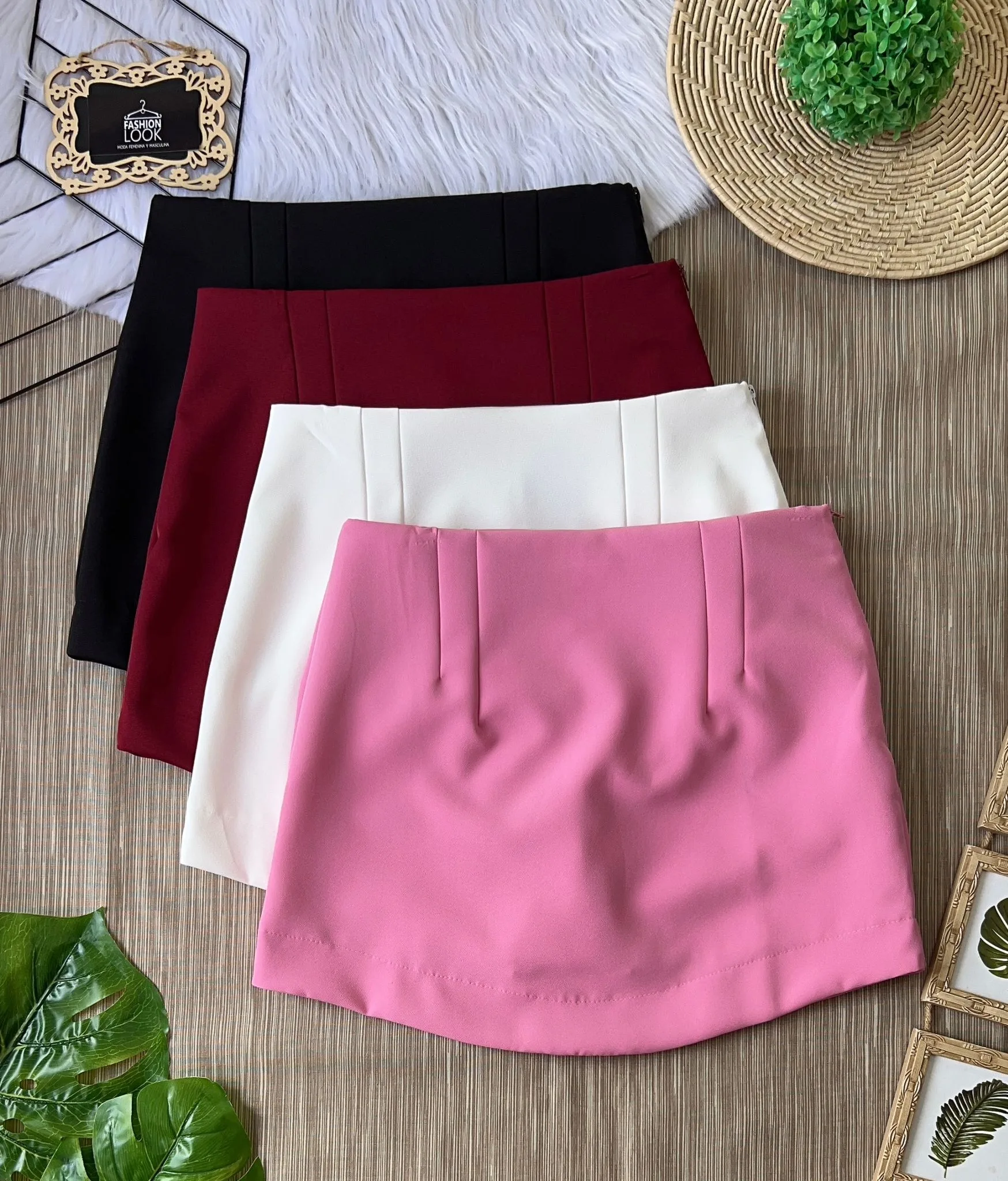 Short Pollera oval